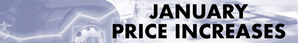 January Price Increases Banner